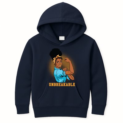 Unbreakable MS Warrior Kids Hoodie