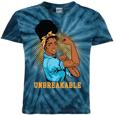 Unbreakable MS Warrior Kids Tie-Dye T-Shirt