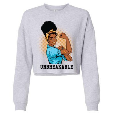 Unbreakable MS Warrior Cropped Pullover Crew