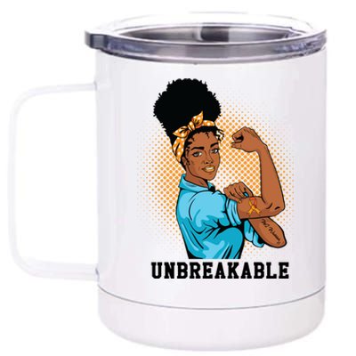 Unbreakable MS Warrior 12 oz Stainless Steel Tumbler Cup