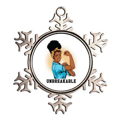 Unbreakable MS Warrior Metallic Star Ornament