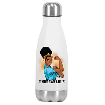 Unbreakable MS Warrior Stainless Steel Insulated Water Bottle