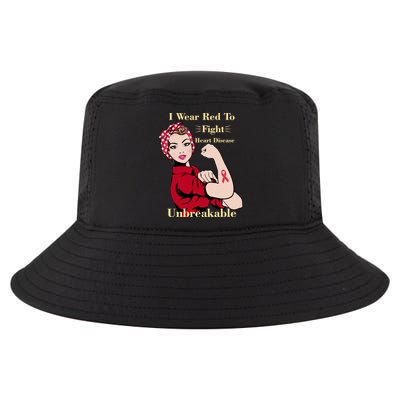 Unbreakable Wear Red To Fight Heart Disease Cool Comfort Performance Bucket Hat