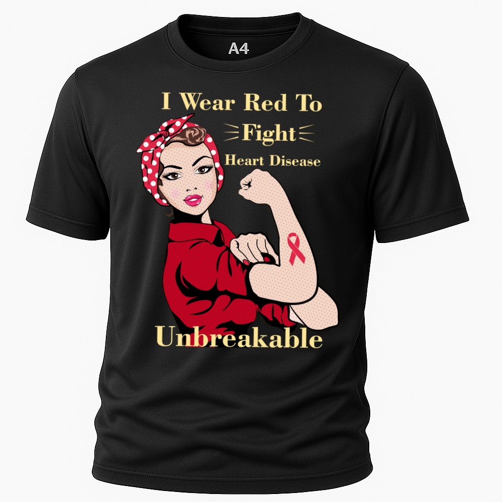 Unbreakable Wear Red To Fight Heart Disease Cooling Performance Crew T-Shirt