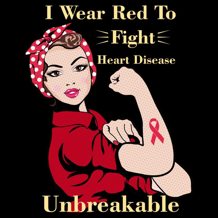 Unbreakable Wear Red To Fight Heart Disease Cooling Performance Crew T-Shirt