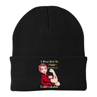 Unbreakable Wear Red To Fight Heart Disease Beanie