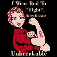 Unbreakable Wear Red To Fight Heart Disease Wool Snapback Cap