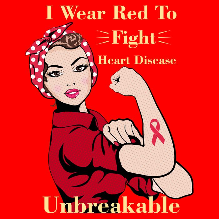 Unbreakable Wear Red To Fight Heart Disease Kids Hoodie
