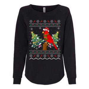 Ugly Northern Cardinal Christmas Northern Cardinal Xmas Gift Womens California Wash Sweatshirt