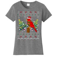 Ugly Northern Cardinal Christmas Northern Cardinal Xmas Gift Women's T-Shirt