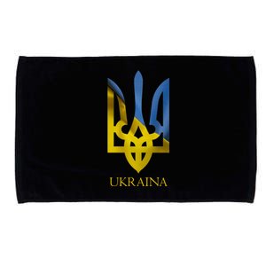 Ukraine National Coat Of Arms Ukraina Ukrainian Trident Microfiber Hand Towel