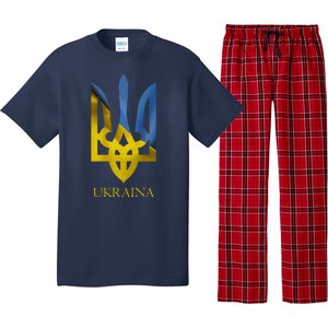 Ukraine National Coat Of Arms Ukraina Ukrainian Trident Pajama Set