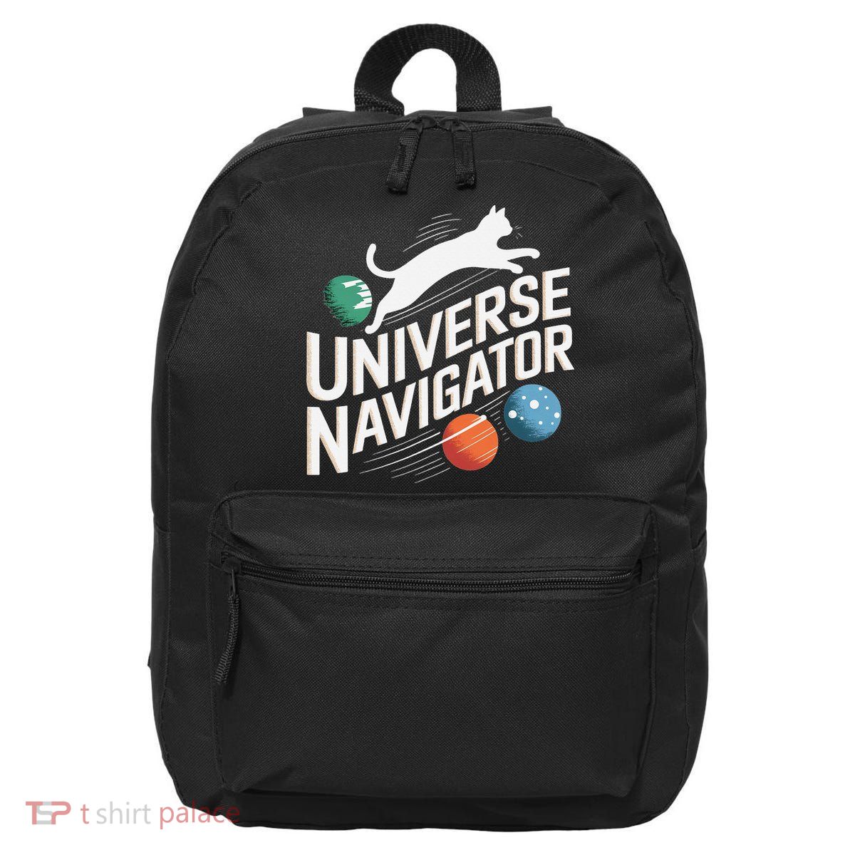 Universe Navigator Cat Design 16 in Basic Backpack