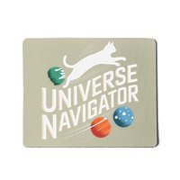Universe Navigator Cat Design Mousepad