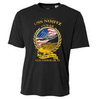 Uss Nimitz Cvn68 And Pound Off It Cooling Performance Crew T-Shirt