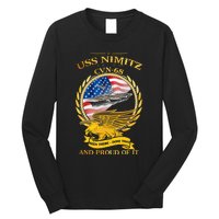 Uss Nimitz Cvn68 And Pound Off It Long Sleeve Shirt