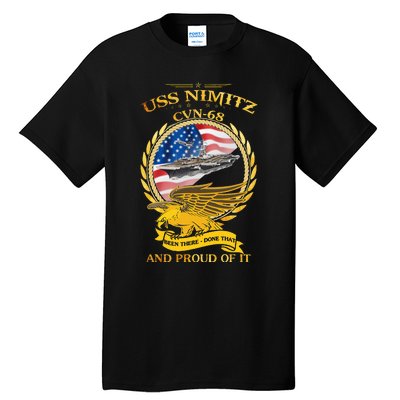 Uss Nimitz Cvn68 And Pound Off It Tall T-Shirt