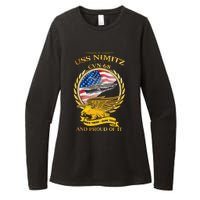 Uss Nimitz Cvn68 And Pound Off It Womens CVC Long Sleeve Shirt