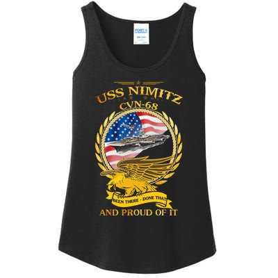 Uss Nimitz Cvn68 And Pound Off It Ladies Essential Tank