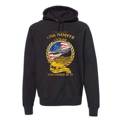 Uss Nimitz Cvn68 And Pound Off It Premium Hoodie