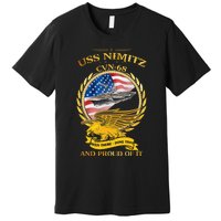 Uss Nimitz Cvn68 And Pound Off It Premium T-Shirt