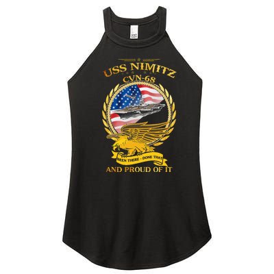 Uss Nimitz Cvn68 And Pound Off It Women's Perfect Tri Rocker Tank