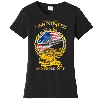 Uss Nimitz Cvn68 And Pound Off It Women's T-Shirt