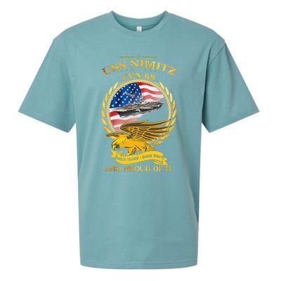 Uss Nimitz Cvn68 And Pound Off It Sueded Cloud Jersey T-Shirt