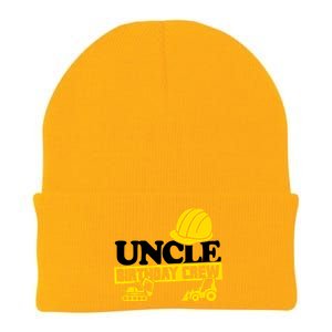 Uncle Birthday Crew Construction Party Knit Cap Winter Beanie