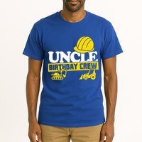 Uncle Birthday Crew Construction Party Tall T-Shirt