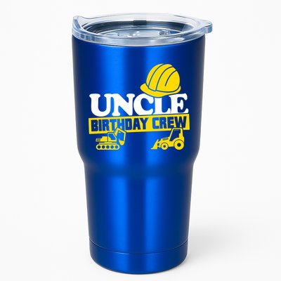 Uncle Birthday Crew Construction Party Tumbler