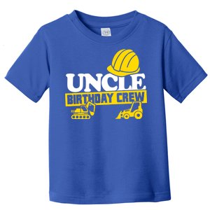 Uncle Birthday Crew Construction Party Toddler T-Shirt