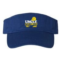 Uncle Birthday Crew Construction Party Valucap Bio-Washed Visor