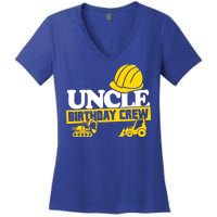 Uncle Birthday Crew Construction Party Women's V-Neck T-Shirt