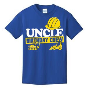 Uncle Birthday Crew Construction Party Kids T-Shirt