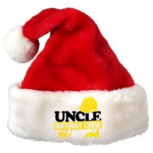 Uncle Birthday Crew Construction Party Premium Christmas Santa Hat