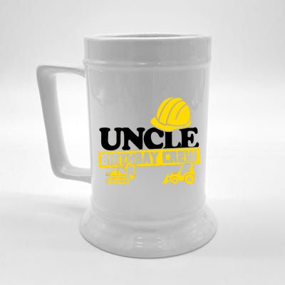 Uncle Birthday Crew Construction Party Beer Stein