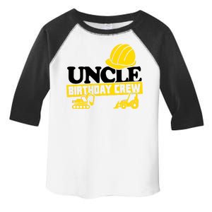 Uncle Birthday Crew Construction Party Toddler Fine Jersey T-Shirt