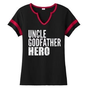 Uncle Godfather Hero Ladies Halftime Notch Neck Tee