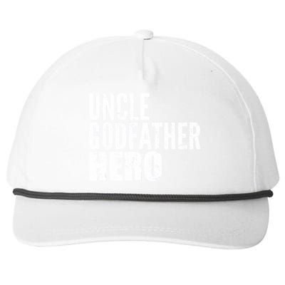 Uncle Godfather Hero Snapback Five-Panel Rope Hat