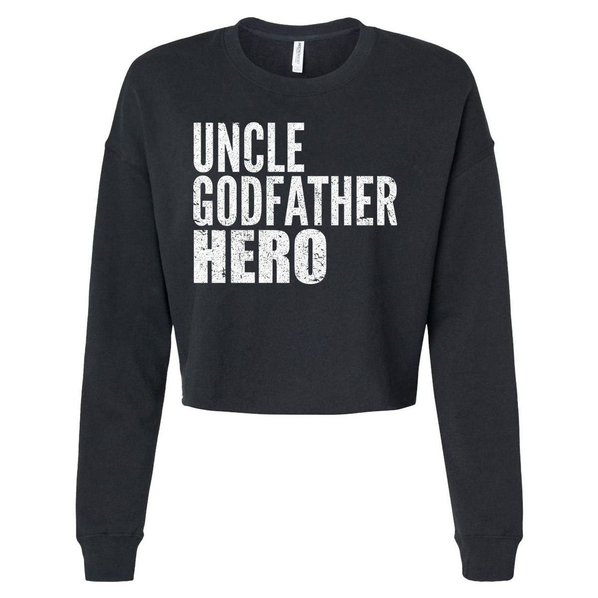 Uncle Godfather Hero Cropped Pullover Crew