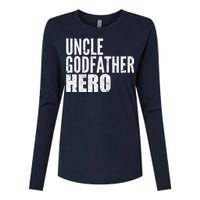 Uncle Godfather Hero Womens Cotton Relaxed Long Sleeve T-Shirt