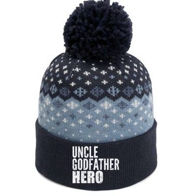 Uncle Godfather Hero The Baniff Cuffed Pom Beanie