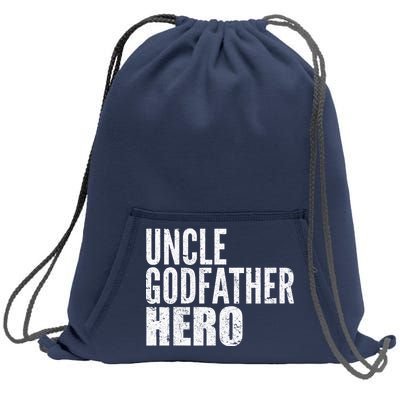 Uncle Godfather Hero Sweatshirt Cinch Pack Bag