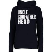 Uncle Godfather Hero Womens Funnel Neck Pullover Hood