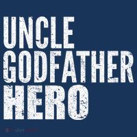 Uncle Godfather Hero Flat Bill Trucker Hat