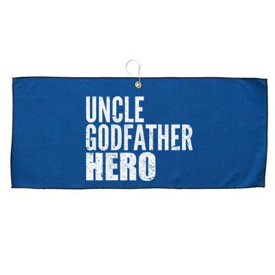 Uncle Godfather Hero Large Microfiber Waffle Golf Towel
