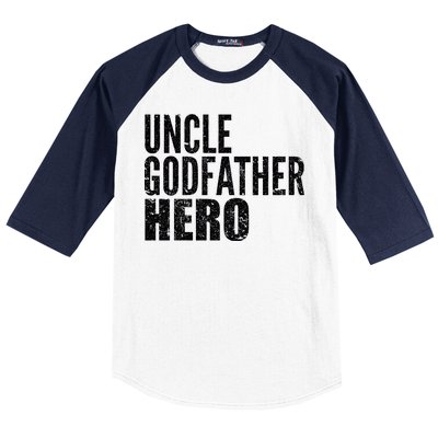 Uncle Godfather Hero Baseball Sleeve Shirt