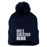 Uncle Godfather Hero Pom Pom 12in Knit Beanie