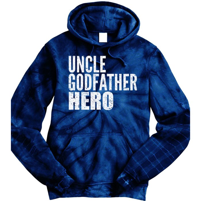 Uncle Godfather Hero Tie Dye Hoodie